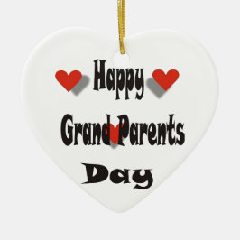 Adorno De Cerámica Feliz Día de los Abuelos