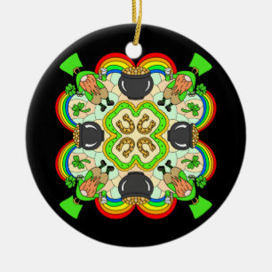 Adorno De Cerámica Feliz Día de San Patricio