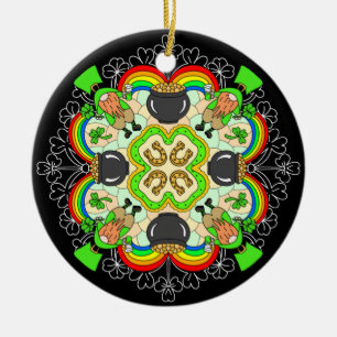 Adorno De Cerámica Feliz Día de San Patricio