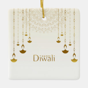 Adorno De Cerámica Feliz Diwali