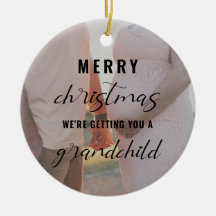 Feliz embarazo de Navidad/foto de invitación de be