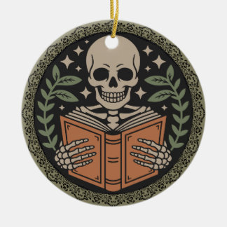 Adorno De Cerámica Feliz Gothmas a mi amante de libros favorito