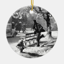 Adorno De Cerámica Feliz Navidad