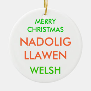 ADORNO DE CERÁMICA FELIZ NAVIDAD,