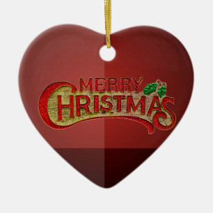 Adorno De Cerámica Feliz Navidad