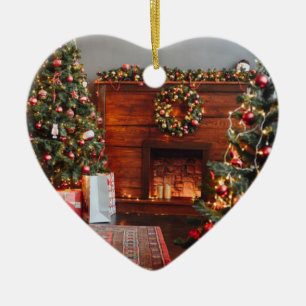 Adorno De Cerámica Feliz Navidad