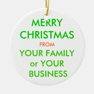 ADORNO DE CERÁMICA FELIZ NAVIDAD,