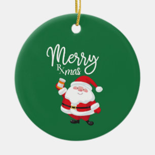 Adorno De Cerámica Feliz Navidad