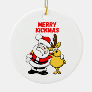 Adorno De Cerámica Feliz Navidad