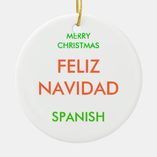 ADORNO DE CERÁMICA FELIZ NAVIDAD,
