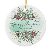 Feliz Navidad Botánica Floral