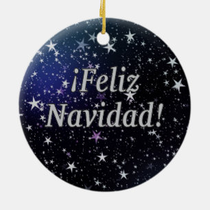 Adorno De Cerámica ¡¡Feliz Navidad! Felices Navidad en wf español