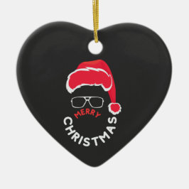 Adorno De Cerámica Feliz Navidad, Feliz y Brillante