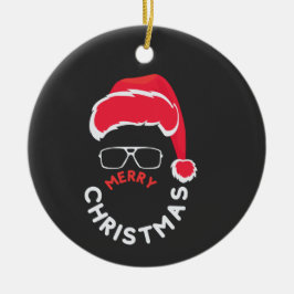 Adorno De Cerámica Feliz Navidad, Feliz y Brillante