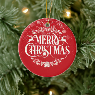 Adorno De Cerámica Feliz Navidad Mejor Definición Hermano