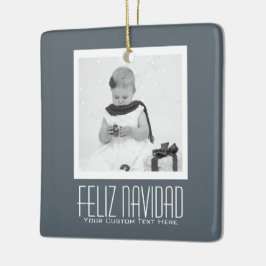 Adorno De Cerámica Feliz Navidad Navidades españoles personalizados