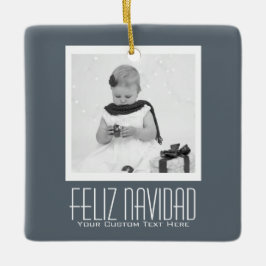 Adorno De Cerámica Feliz Navidad Navidades españoles personalizados