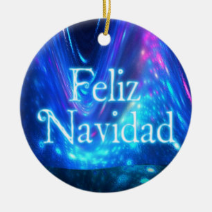 Adorno De Cerámica Feliz Navidad - Qaanaaq - Luz del Norte