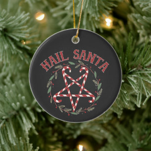 Adorno De Cerámica Feliz Navidad Satanás Krampus Navidad Dulce del Di