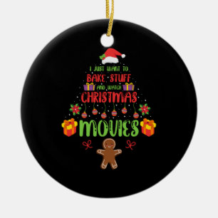 Adorno De Cerámica Feliz Navidad, Solo Quiero Hacer Cosas