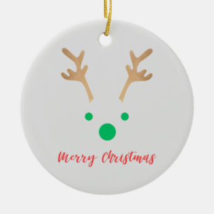 Adorno De Cerámica Feliz Navidad una temporada de alegría