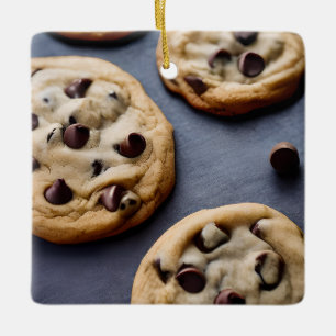 Adorno De Cerámica Feliz Navidad Weir-dough   Gracioso Cookie Pun