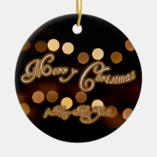 Adorno De Cerámica ¡Feliz Navidad y feliz año nuevo!