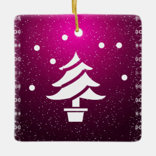 Adorno De Cerámica Feliz Navidad y un Feliz Año Nuevo!