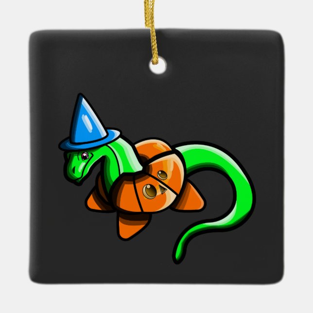 Adorno De Cerámica ¡Feliz Samhain! (Anverso)