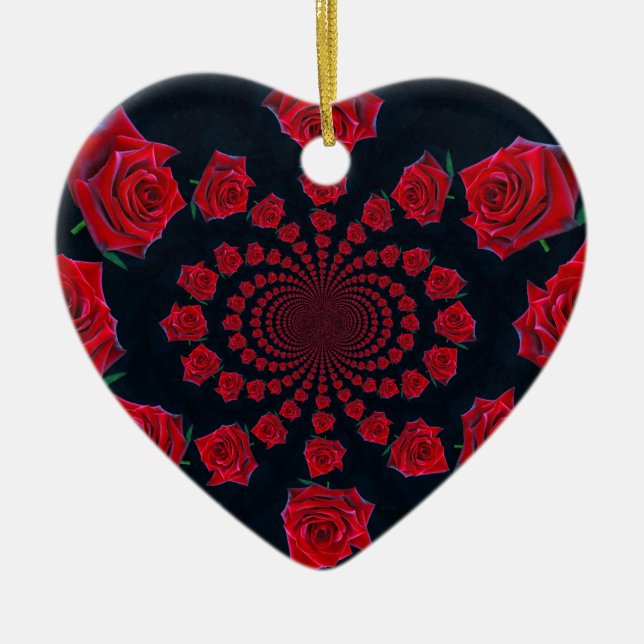 Adorno De Cerámica Feliz San Valentín (Frente)