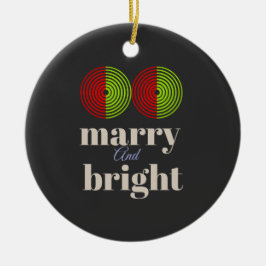 Adorno De Cerámica "Feliz y brillante: Celebrar la alegría de la temp