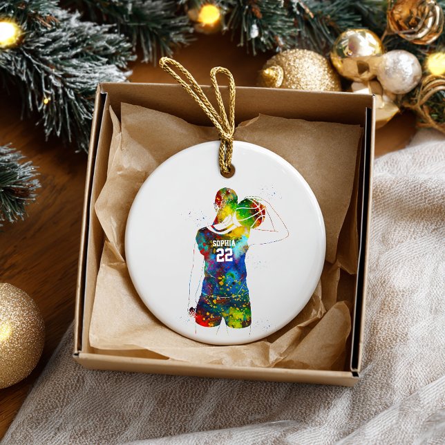 Adorno De Cerámica Female Basketball Player (Subido por el creador)