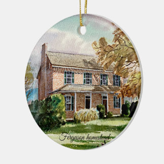 Adorno De Cerámica Ferguson homestead ornament - The Cedars
