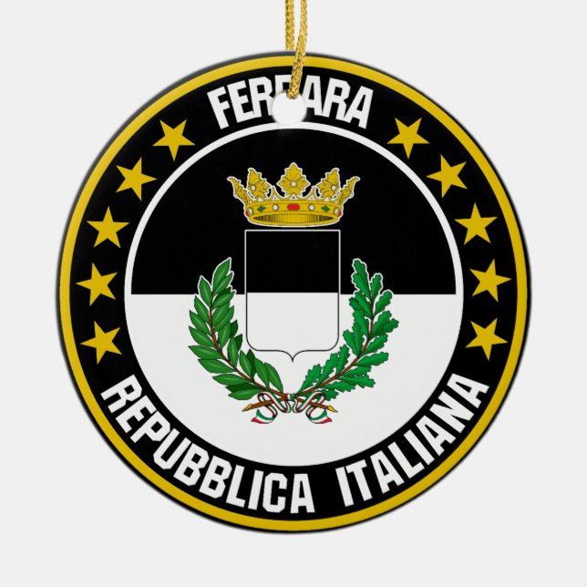 Adorno De Cerámica Ferrara (Frente)