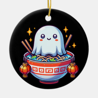 Adorno De Cerámica Festival Kawaii Hungry Ghost
