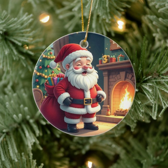 Adorno De Cerámica Festive Holiday Home Accent - Christmas Decorative (Árbol)