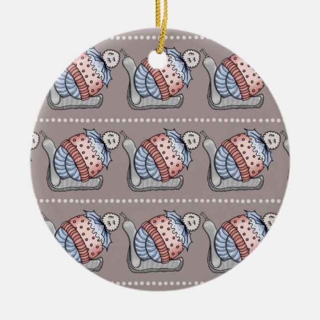 Adorno De Cerámica Festive pudding (Frente)