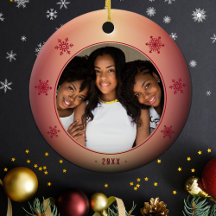 Festividad de la familia de copos de nieve de meta