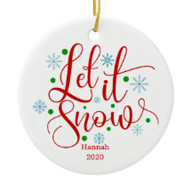 Festividad de los Navidades Red Green Let it Snow