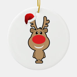 Adorno De Cerámica Festividad de Navidades divertidos santa