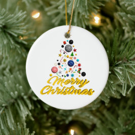 Adorno De Cerámica Festividad de Navidades hermosos en 3D