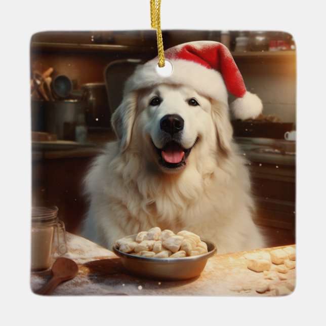 Adorno De Cerámica Festividad en las cocinas de los grandes Navidades (Anverso)