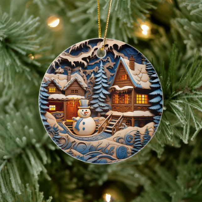 Adorno De Cerámica Festividad Personalizada Cristiana navidad (Árbol)