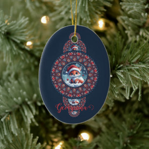 Adorno De Cerámica Festividad personalizada Kawaii Fox Ornamentala Ma