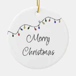 Adorno De Cerámica Festividad Retro Festividad de las Luces navidades