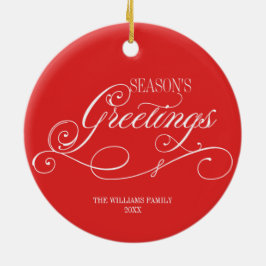 Adorno De Cerámica Festividades de la temporada de guiones