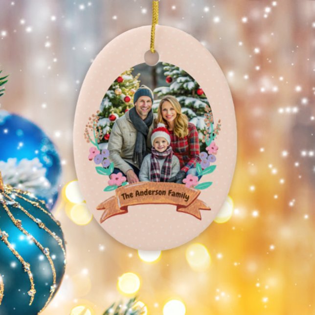 Adorno De Cerámica Festividades florales Navidades de guirnaldas bebé (Subido por el creador)