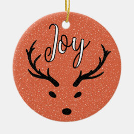 Adorno De Cerámica Festividades Navidades alegría Personalizado de fa