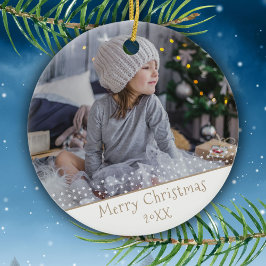 Adorno De Cerámica Festividades Navidades vacaciones Keepsake foto de