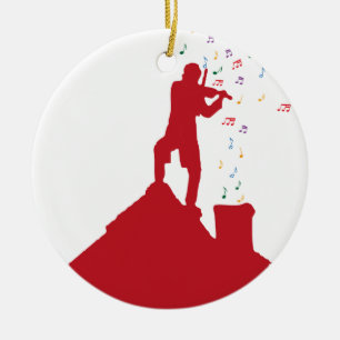 Adorno De Cerámica Fiddler